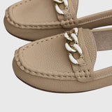 Mocassins em Branco, Preto ou Bege
