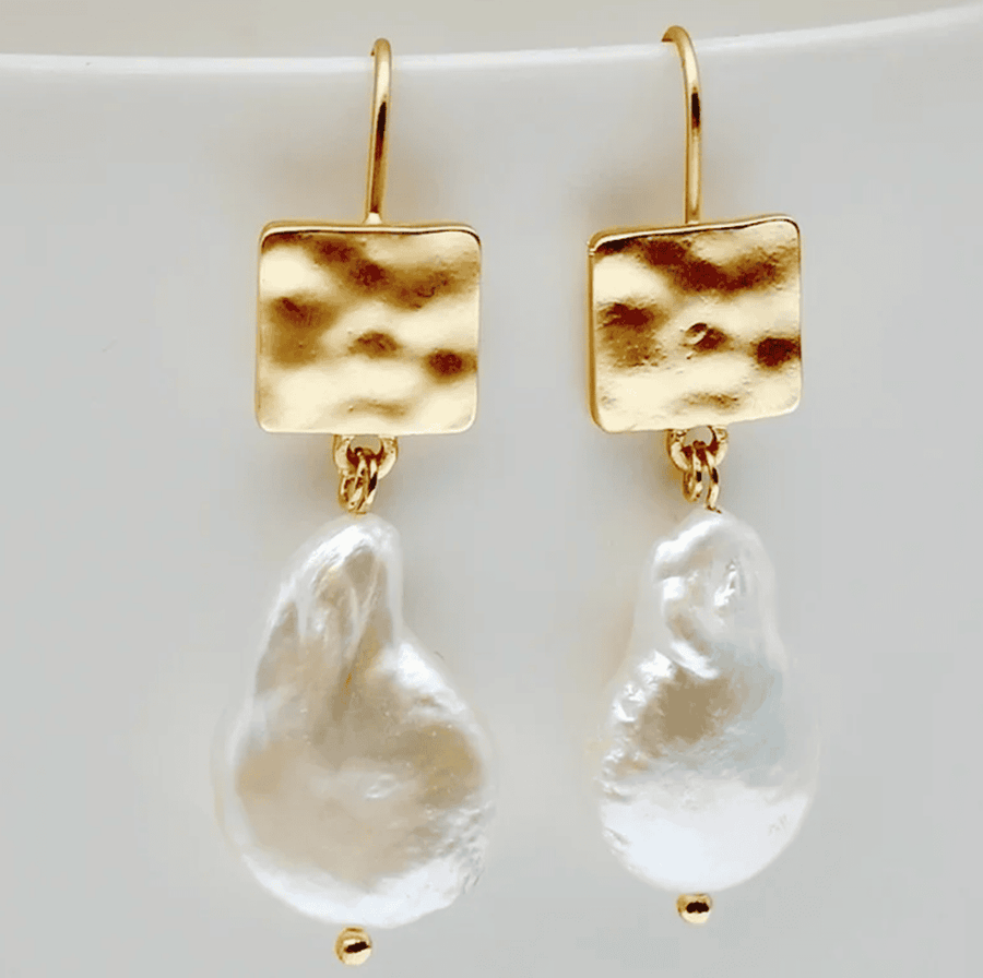 Brincos Pérola de Água Doce