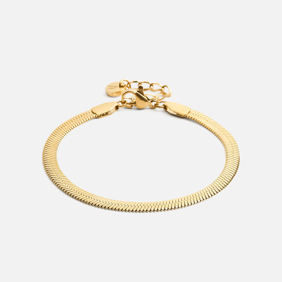 Pulseira Serpente Plana