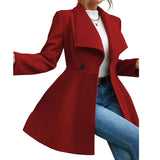 🍂Oferta Exclusiva de Outono|Casaco Salerita Elegante para Senhora – Silhueta Entalhada & Estilo Intemporal🧥
