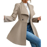 🍂Oferta Exclusiva de Outono|Casaco Salerita Elegante para Senhora – Silhueta Entalhada & Estilo Intemporal🧥