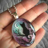 Collier pour chat « La nuit étoilée »