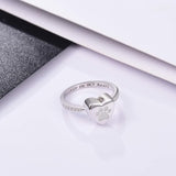 Bague Urne Patte et Cœur – Bijou Funéraire pour Animal de Compagnie