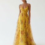 Vestido Amarelo Pose Certa