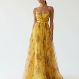 Vestido Amarelo Pose Certa