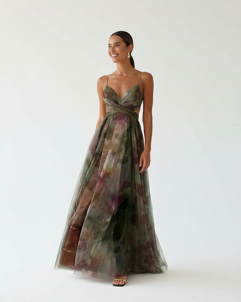 Vestido verde olive
