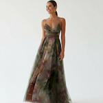 Vestido verde olive