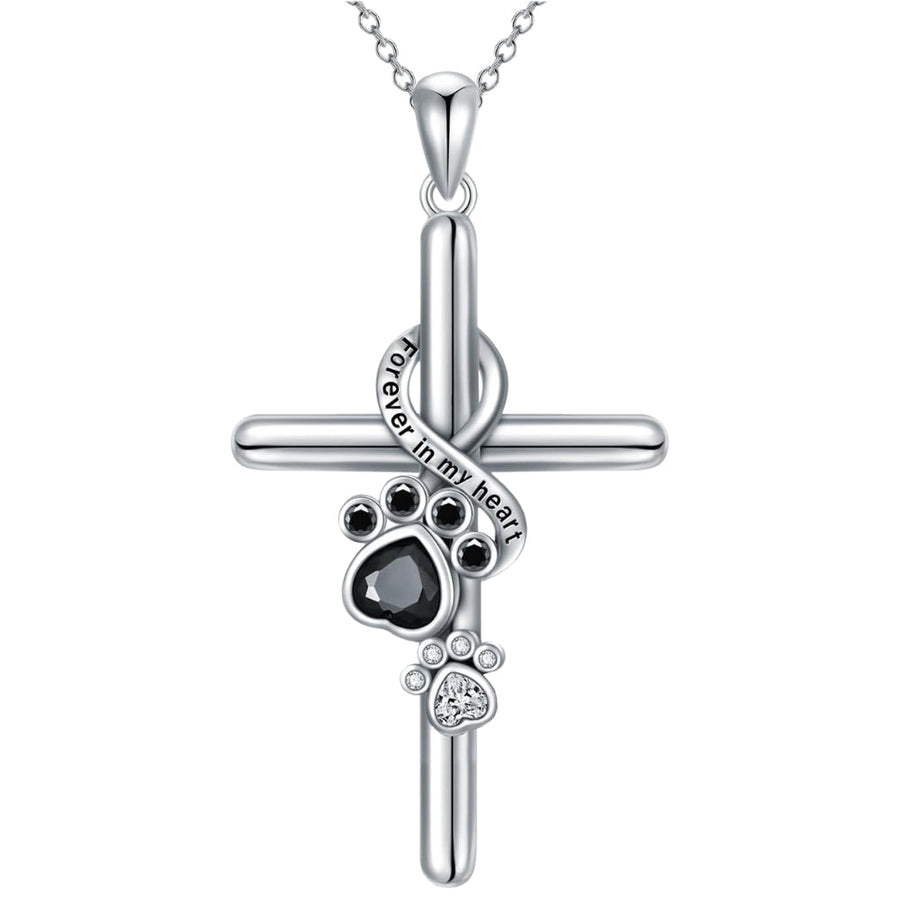 Collier Patte et Croix en Argent Sterling 925